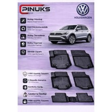 PINUKS Volkswagen Golf 7 2013 3D Premium Araca Özel Oto Paspas Seti