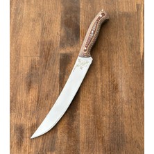 Hg Biçak Nusret Bıçağı Kıvrık Tip Et Doğrama, Kesme, Dilimleme, Trimleme Bıçağı 21 cm HGNS1608