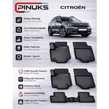 PINUKS Cıtroen Nemo  Panelvan 2008 3D Premium Araca Özel Oto Paspas Seti