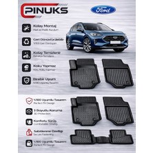 PINUKS Ford Focus 3 2012 3D Premium Araca Özel Oto Paspas Seti