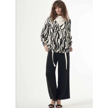 Nuss Desenli Takım Siyah