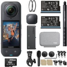 INSTA360 X5 360° Motorcycle Essentials Bundle 256GB [türkiye Distribütörü Garantili]