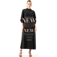 Nuss Zımba Detaylı Elbise