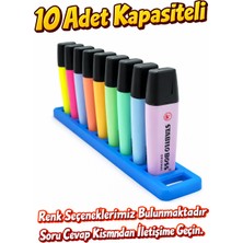 Yapı3D ✨ Stabilo Boss Uyumlu Çoklu Kapasiteli Masaüstü Kalemlik | Minimal Tasarım | Düzenleyici Stand