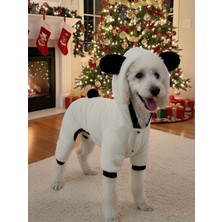 Feyza Design Yumuşak Peluş Tavşan Tulum, Köpek ve Kedi Için Rüya Gibi Konfor