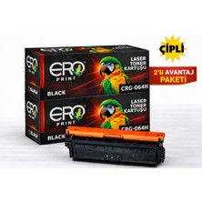 Ero Print Canon İ-sensys LBP-720C Serisi Siyah Muadil Toner - Yüksek Kapasiteli - 2'li Avantaj Paket