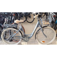 Carraro Juliet 26 430H Şehir Bisikleti Mat Gri - Krom Krem