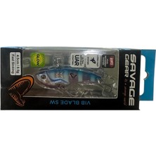 Savage Gear Vib Blade 8.5gr 4.5cm Vibrasyon Jig Yem Blue Pink Zebra