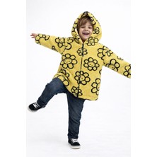 Kapşonlu Içi Dışı Polar Fermuarlı  Kız Erkek Welsoft Ceket