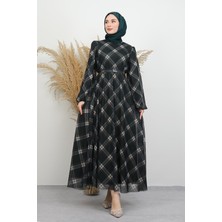 Lova Tül Elbise Haki