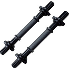 PremiumPort Siyah Abs-35 Plastik Bar Çift 30 cm Dambıl Seti 3 Kg, Dayanıklı ve Pratik