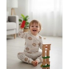 Ruhaay Çocuk Pamuk Baskılı Alt Üstü Takım 1-3 Yaş
