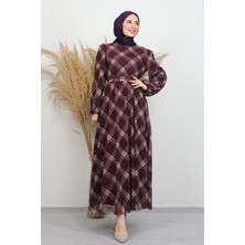 Lova Tül Elbise Mürdüm