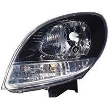 Ayfar Renault Kango Iıı 2007- Far Sol Sıyah Çerçevelı Manuel (Oem NO:260602103R)