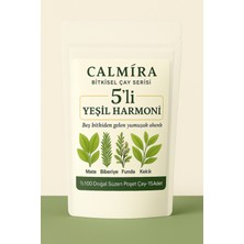Calmira Yeşil Harmoni Beşli Karışım 15 Süzen Poşet Çay / Mate / Biberiye / Funda / Yeşilçay / Kekik