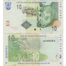 Banknoting Güney Afrika Cumhuriyeti 10 Rand 2005-9 Çok Temiz++
