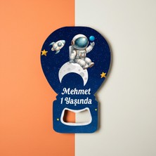 Hedef Plus 20 Adet Magnet Açacak Yeni Doğan Uzay Temalı Bebek, Doğum Günü,  Magnet Hediyelik