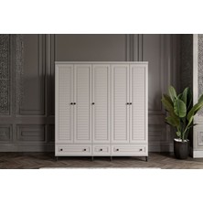 Doressa Zare Sand 5 Kapılı Gardırop