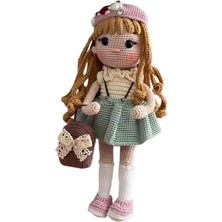 Çantalı Bebek Amigurumi Organik Oyuncak