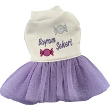 Feyza Design Sevimli Bayram Tütü Elbisesi, Simli ve Renkli Tasarım