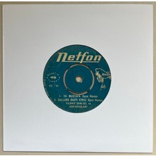 Netfon Plak Yılmaz Şanlıel ve Arkadaşları 4 Şarkılık  45 Lik Plak (Orijinal Dönem Baskı)