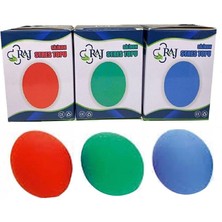 PremiumPort 3'lü Renkli Silikon Stres Topu Seti, El ve Bilek Egzersizi Için