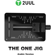 2uul BH08 The One Jig Yalıtımlı Cam Anakart Bord Tutucu (Arabic Version)