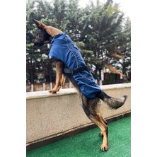 Feyza Design Su Geçirmez Büyük Irk Köpek Yağmurluğu Lacivert 9-55KG