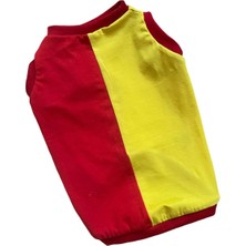 Feyza Design Çift Renkli Köpek ve Kedi Atlet, Rahat ve Şık Hayvan Giyim