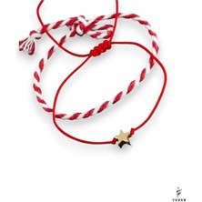 Fuder Yıldız Ip ve Marteniçka Bileklik (20 Adet)