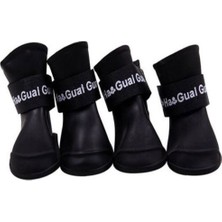 Feyza Design Köpek Ayakkabısı, Silikon Cırtlı, 4 cm En, 5 cm Boy, Konforlu ve Şık Tasarım