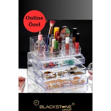 PremiumPort Büyük Boy Çekmeceli Makyaj ve Takı Organizeri, Şık ve Fonksiyonel Tasarım