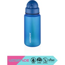 PremiumPort 400ML Renkli Pipetli Tritan El Askılı Su Matara, Sızdırmaz ve Bpa Free