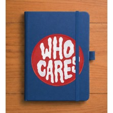 Adasena Tarihsiz 224 Sayfa Termo Defter Baskılı Desenli 13X21 cm Lacivert - Who Cares