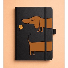 Adasena Tarihsiz 192 Sayfa Mini Termo Defter Baskılı Desenli 9X14 cm Siyah - Dostköpek