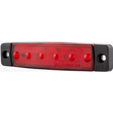 Elo 10 Adet Parmak Lamba Kırmızı 12/24VOLT E Belgeli Su Geçirmez