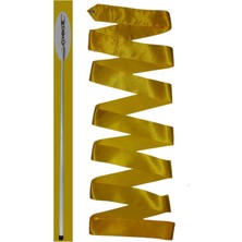 PremiumPort Ritmik Cimnastik Kurdela ve Sopası, Sarı, Eğlenceli ve Şık Tasarım