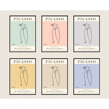 Ninastore Picasso Posteri Çizgi Sanatı Posterleri Penguen Renk Seçin Galeri Kaliteli Sanat Vintage Sanat Minim