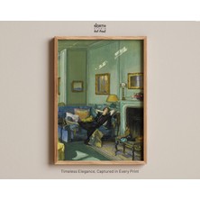 Ninastore John Lavery'nin "bayan Osler Portresi" Adlı 1929 Tarihli Tablosu, Vintage Portre Sanatı, Klasik Port
