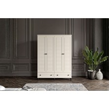 Doressa Zare Moon 4 Kapılı Gardırop