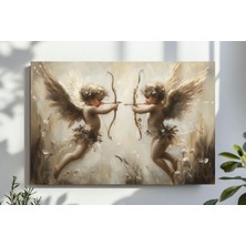 Ninastore Soluk Viktorya Dönemi Aşk Tanrıları Sanat Baskısı Sevgililer Günü Duvar Sanatı Yazdırılabilir Vintag