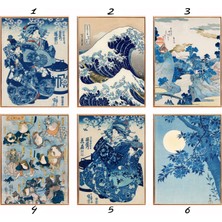 Ninastore Japon Sanat Poster Setleri Katsushika Hokusai Sergisi Baskı Katsushika Hokusai Posteri Utagawa Kunio