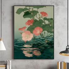 Ninastore Kiraz Çiçeği Pembe Duvar Sanatı Japon Çiçek Baskısı Wabi Sabi Adaçayı Yeşili Poster Japandi Yazdırıl