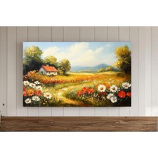 Ninastore Vintage Kır Çiçekleri Tarlası Samsung Çerçeveli Tv Sanatı Bahar Çiçekleri Çayırı Sıcak Tonlu Tarla K