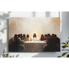 Ninastore Hristiyan Sanatı Son Akşam Yemeği Duvar Sanatı Isa Baskısı Isa On Iki Havari Anında Dijital Dosya So
