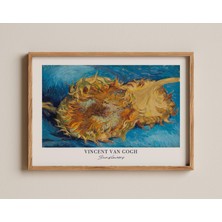 Ninastore Van Gogh Ayçiçekleri Baskısı Natürmort Resim Vincent Van Gogh Ayçiçeği Çalışması Çiçek Sanatı Etkile