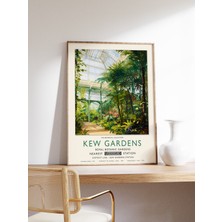 Ninastore Kew Bahçeleri Baskısı Londra Baskısı Botanik Bahçeleri Baskısı William Morris Posteri Vintage Duvar