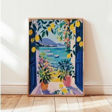 Ninastore Henri Matisse Açık Pencere Posteri Matisse Çiçek Baskısı Botanik Duvar Sanatı Modern Sanat Çiçek Bas