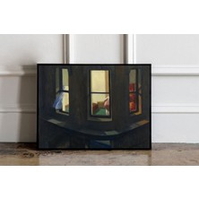 Ninastore Edward Hopper Posteri Edward Hopper Baskısı Edward Hopper Duvar Sanatı Edward Hopper Duvar Dekoru Ça