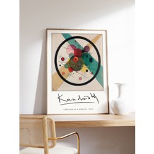 Ninastore Kandinsky Posteri Kandinsky Sergisi Baskısı Kandinsky Sanatı Bir Çember Içindeki Çemberler Bauhaus S